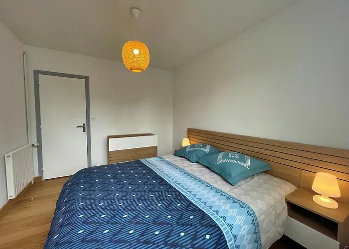 La Libellule, Maison De 3 Chambres, Proche Du Centre Ville Et A 8 Min Des Plages